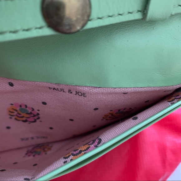 [NWT] Paul & Joe light green genuine leather purse - Picture 2 of 5